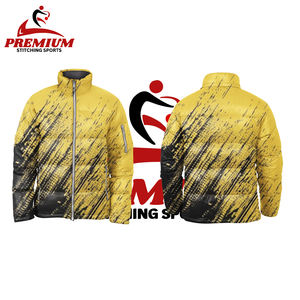 Doudoune matelassée pour homme, haute qualité, faible MOQ, pour l'extérieur, hiver, grandes tailles, noire, personnalisable, marque sur mesure - Product Image 5