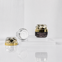 Ensemble de flacons cosmétiques en verre de luxe Mingsheng en gros, pots de crème pour le visage de 30g et 50g, flacons de lotion de 40ml, 100ml et 120ml pour les soins de la peau