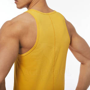 เสื้อกล้ามผู้ชายสีทึบเนื้อผ้าถักระบายอากาศได้ดี - Product Image 4