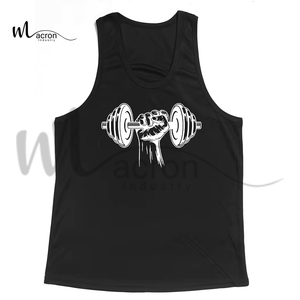 Singlet de sport respirant, léger, confortable, tendance, coupe ajustée, imprimé personnalisé, durable, avec le meilleur fournisseur - Product Image 5
