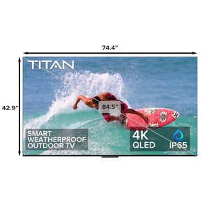 Téléviseur intelligent d'extérieur de 85 pouces, résistant aux intempéries, avec une luminosité élevée pour le divertissement en plein air - Product Image 4
