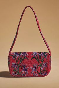 Bolsa de monedas personalizable ligera bordada con cuentas de semillas hechas a mano detalladas con correa de transporte - Product Image 3