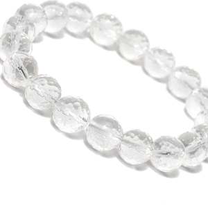 NOVAMART Fine Arihant <b>Gems</b> Jewels Certified Astrological <b>Bracelet</b> Natural Sphatik Diamond-Cutting Crystal Reiki/Yoga Healing Ban - Product Image 2