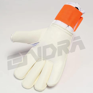 Guantes de Portero profesional de alta calidad, protección de dedos de Color naranja, guantes de fútbol duraderos, entrenamiento de partidos para adultos y jóvenes - Product Image 4