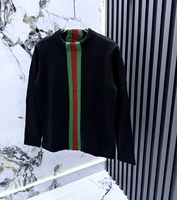 Pull tricoté à col rond pour homme, manches longues, contraste blanc et noir, motif écossais, anti-plis, style décontracté streetwear, vente en gros
