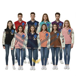 Fabricant de veste de baseball universitaire personnalisée pour hommes Vestes universitaires en laine vintage chenille avec logo brodé de haute qualité - Product Image 3