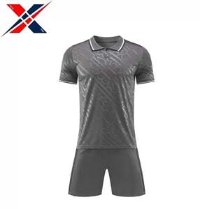 Tenues de football personnalisées avec logo, entraînement professionnel, ballon de football, tissu 100% polyester, hommes, femmes, équipe, match, nouveaux modèles - Product Image 4