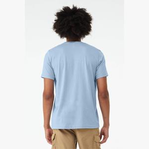 Camiseta de cuello redondo para hombre teñida lisa, manga corta de punto, cómoda, ajuste Regular, informal, versátil, esencial para todos los días - Product Image 3