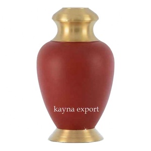 Nueva Urna Funeraria para Cenizas Humanas Adultas, Estilo Europeo, 220 Pulgadas Cúbicas, Biodegradable, Color Dorado Personalizado, Calidad Premium, para Uso Funerario - Product Image 1