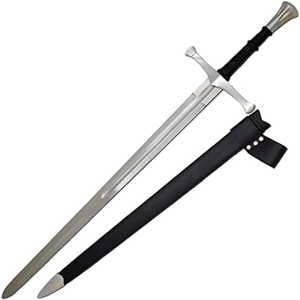 Couteau de chasse en acier damas personnalisable le plus vendu fait à la main de qualité OEM bricolage Support Lord Ring Sword - Product Image 1