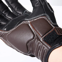 Guantes de moto con pantalla táctil para hombre, guantes de moto de dedo completo, transpirables, para carreras