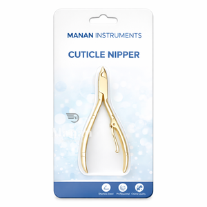 Gold Stainless Steel <b>Cuticle</b> Nipper Professional 6mm Jaw Durable Finger Nail <b>Cuticle</b> <b>Trimmer</b> Manicure Pedicure Tool OEM Custom - Product Image 6
