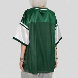 เสื้อฟุตบอลคอวีโอเวอร์ไซส์สำหรับทั้งชายและหญิงเสื้อฟุตบอลคอวีแบบกำหนดเองสวมใส่สบายและมีสไตล์สำหรับผู้เล่นฟุตบอลชายและหญิง - Product Image 4