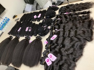 Paquetes de cabello tejido Remy de alta calidad, cutícula alineada, hueso recto, precios al por mayor - Product Image 5