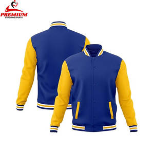 OEM American College Style Letterman chaqueta de poliéster personalizado béisbol invierno Logo Casual uniforme personalizado Varsity para hombres chaqueta - Product Image 2