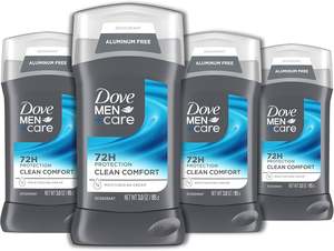 Desodorante Antitranspirante en Barra, Paquete de 4, Protección contra el Sudor y el Mal Olor por 72 Horas, Antitranspirante para Hombre, 2.7 oz - Product Image 2