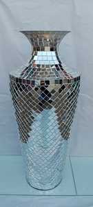 Mosaïque de verre design fer mosaïque décor à la maison pot de fleur antique pot de fleur design mosaïque pot de fleur - Product Image 3