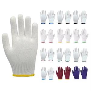 ถุงมือนิรภัยผ้าฝ้าย7เกจ/10เกจพร้อมเคลือบยางถุงมือผ้าฝ้ายป้องกันมือปรับแต่งได้ - Product Image 6