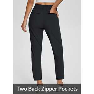 Pantalon de golf pour femmes prêt pour l'extérieur offrant un confort respirant et une mobilité flexible pour les routines sportives - Product Image 2