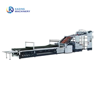 Machine à plastifier entièrement automatique à grande vitesse pour carton Machine à plastifier à flûte avec empileur intégré