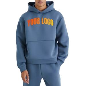 Fabricant en gros, logo personnalisé imprimé, nom de marque, sweat-shirts à capuche en coton 500 g/m², vêtements de rue vierges pour hommes - Product Image 1