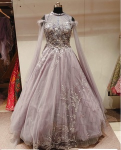 ชุดราตรีปักลายสวยงามสำหรับผู้หญิงชุดหรูหราสำหรับงานเฉลิมฉลองงานแต่งงานและงานเลี้ยงรับรองออนไลน์ - Product Image 4