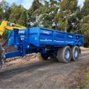 Remorque agricole polyvalente NOUVELLE VT5500 pour céréales, roche, gravier, ensilage, options latérales, 5,5 m, construction, état d'occasion, essieu principal, pneu - Product Image 1