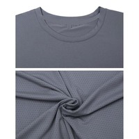 Ensemble de vêtements de sport pour hommes, chemises et shorts en tricot uni, séchage rapide, respirant, durable, vêtements de sport d'été, logo personnalisé, service OEM