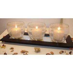 Premium Modern Luxury Clear Glass Fancy High Quality Modern Style T-Light Votive Frosted Glass New Look Glass T-Light Votive Cup - Product Image 2