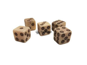 Juego de Dados Poliédricos de Cuerno de Lujo, Hechos a Mano, Naturales y Ecológicos, de 7 Piezas para Juegos de Rol y Mesa, Tradebyd - Product Image 3