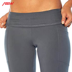 New Arrival Lightweight High-Waisted Gym Yoga <b>Leggings</b> for <b>Women</b> Elastic Waist Fitness Wear for Sports - Product Image 2