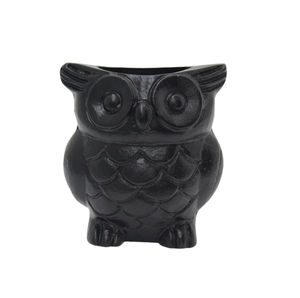 Nouvelle conception Halloween décoratif en aluminium hibou couleur or utilisation Halloween décoration personnalisée à la main en gros en vrac - Product Image 5