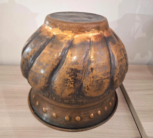 Grand pot en aluminium, finition polie, design traditionnel de ferme, décoration de jardin à domicile, vase, pot de fleurs, fabricant en gros - Product Image 4