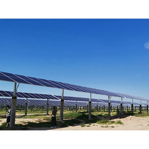 Sistema di Montaggio Solare in Acciaio al Carbonio, Struttura di Montaggio per Sistema di Inseguimento Solare a Asse Singolo con Controller Intelligente - Product Image 2