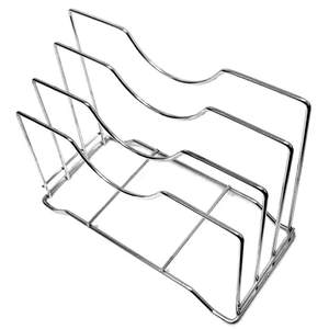 Luxury <b>Metal</b> Cutting Board <b>Holder</b> Stand Rack Premium Quality Chopping Block <b>Holder</b> Rack Wholesale Price - Product Image 1