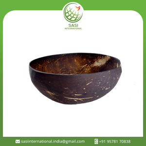 Cuencos de cáscara de coco Natural 100%, diseño moderno, platos de postre ovalados biodegradables ecológicos, almacenamiento de alimentos para fiestas de Camping - Product Image 2