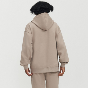 Sudaderas con Capucha Lisas de Algodón 100% Personalizadas, Estilo Holgado, Sin Cordones, para Hombre - Product Image 3