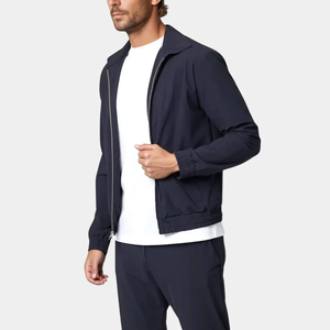 Survêtement Homme Personnalisé avec Logo Imprimé, Extensible, 100% Coton Respirant, Séchage Rapide, Léger, à Fermeture Éclair, Coupe Classique, Streetwear Hiver - Product Image 4