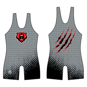 Singlet de lutte personnalisé en matériau extensible dans les quatre sens, léger et respirant, pour hommes, grande taille, dernière offre - Product Image 1