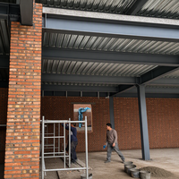 Tôle de plancher ouvert en acier galvanisé YX51 305 915 à haute capacité de charge pour la construction de bâtiments en béton