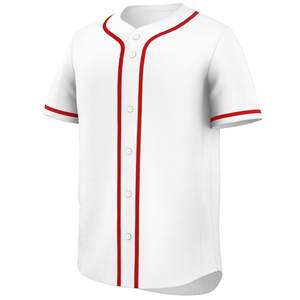 Blank Baseball Jersey for <b>Men</b> Casual Button Down <b>Shirts</b> Short Sleeve Active Team Sports Uniforms Baseball Jersey - Product Image 4