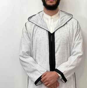 Proveedor y exportador de ropa islámica al mejor precio, alta calidad, hombres, manga corta, Thobes saudita 2025 - Product Image 3