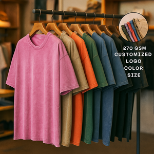 OEM Retro 100% cotton nặng của nam giới quá khổ <span class=keywords><strong>T</strong></span>-Shirt dtf in TEE Logo <span class=keywords><strong>T</strong></span>-Shirt đá axit rửa cổ điển <span class=keywords><strong>t</strong></span>ùy chỉnh <span class=keywords><strong>t</strong></span> Áo sơ mi - Product Image 4