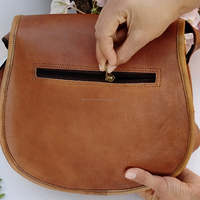 Tas Selempang Kulit Asli Desainer Slim Bohemian, Tahan Lama, Untuk Sehari-hari, Ukuran Besar, Musim Dingin & Musim Panas