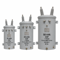 Transformateur monophasé conventionnel monté sur poteau de 50-100 kVA, 13,8 kV vers 120/240 V 60 Hz pour les charges agricoles et commerciales légères