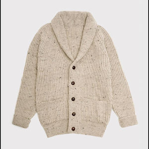 Suéter Casual Unisex de Otoño Invierno OEM con Cuello en V y Lazo de Oso, Cárdigan Holgado Informal, Abrigo de Punto con Decoración Bordada - Product Image 6