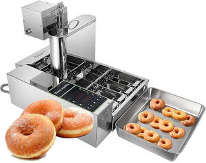 Friteuse à mini-donuts industrielle automatique à grande production, nouvelle et rapide, à vendre, garantie 3 ans - Product Image 1