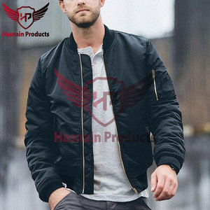 Veste légère en satin pour homme, grise, bleue, imperméable, avec manche gauche 1 poche poitrine intérieure, tissée en peau de mouton - Product Image 4