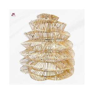 High Quality Rattan <b>Lampshade</b> Eco Friendly Lighting for Sustainable Decor Handmade <b>Wicker</b> Pendant Light - Product Image 1
