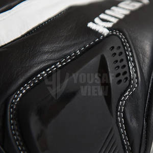 Gants de course de moto à doigts entiers en usine en gros 100% Protection dure des jointures en cuir - Product Image 4